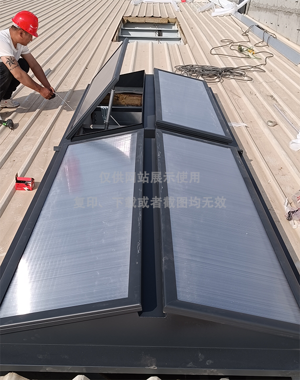 兰州王老吉生产车间蓝田排烟天窗