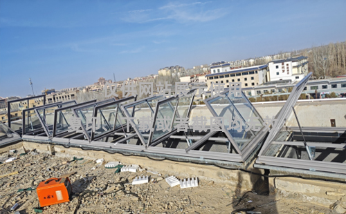 敦煌博物馆蓝田排烟天窗