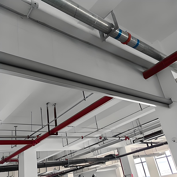 防火布蓝田挡烟垂壁