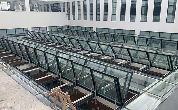 百安科技有限公司近期蓝田排烟窗项目案例分享