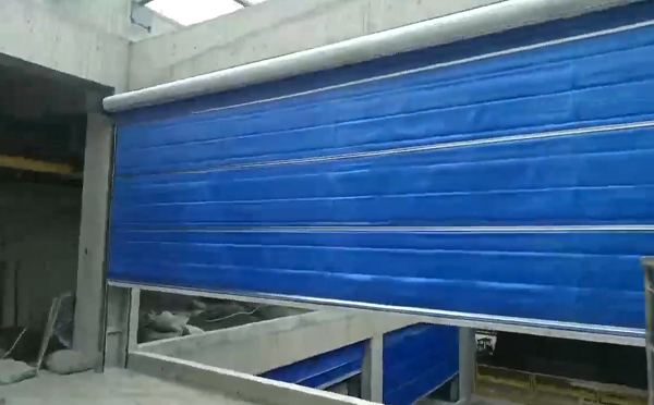 大型物流园区完成蓝田防火门整体安装工程